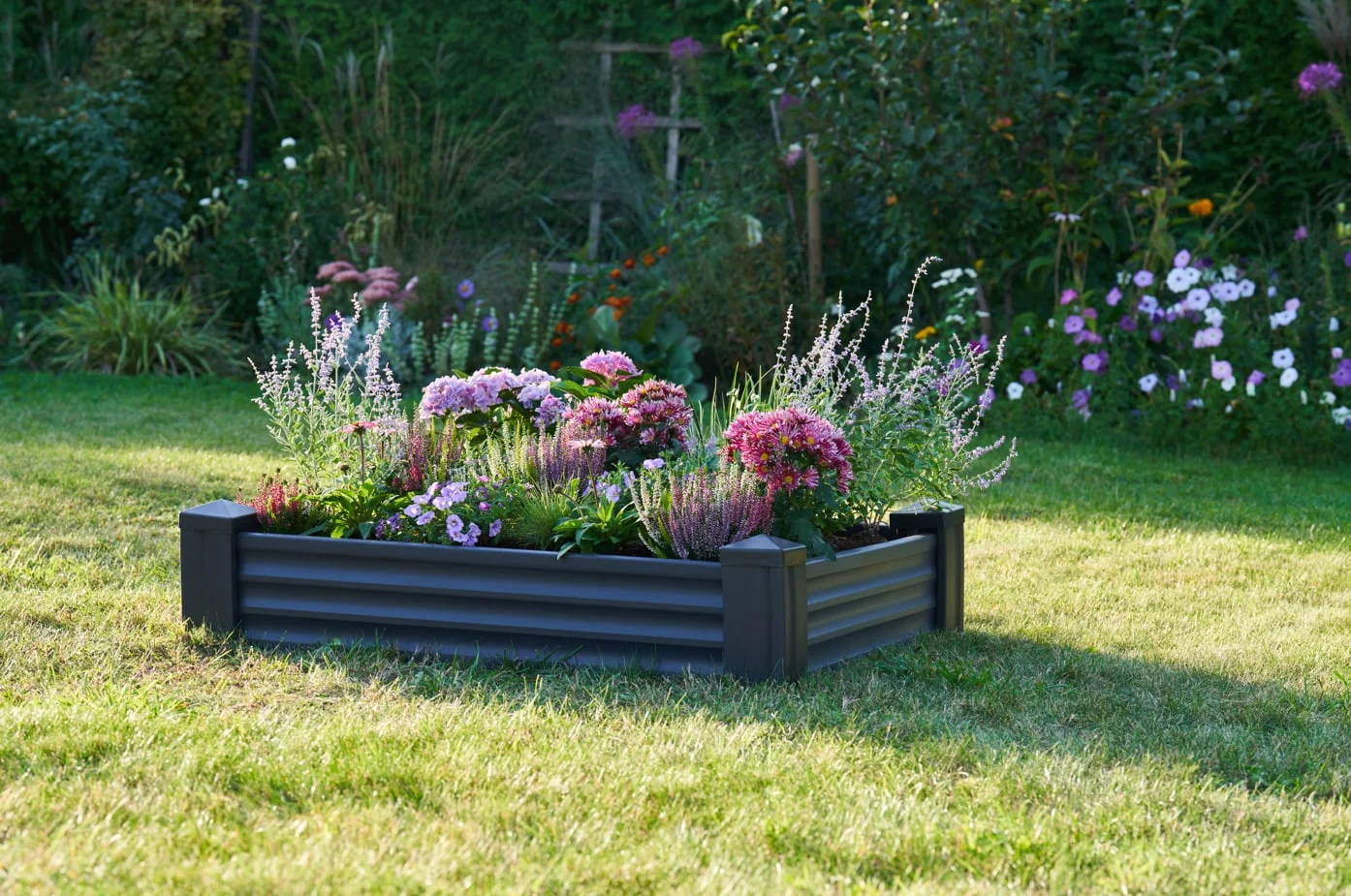 BOBE RAISED PLASTM. 80CM DARK GRAY.