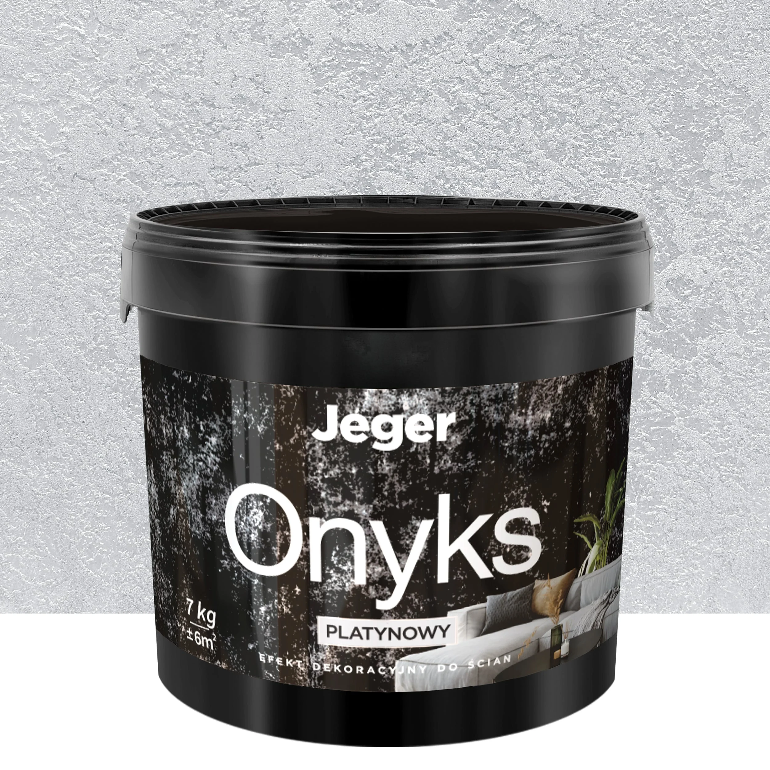 APMETUMS DEKOR JEGER ONYKS PLATINUM 7KG