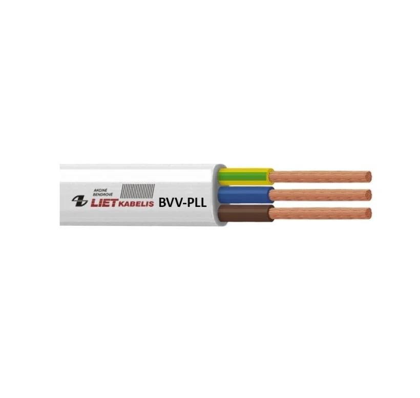 CABLE BVV-PLL 2X2.5 WHITE (100)