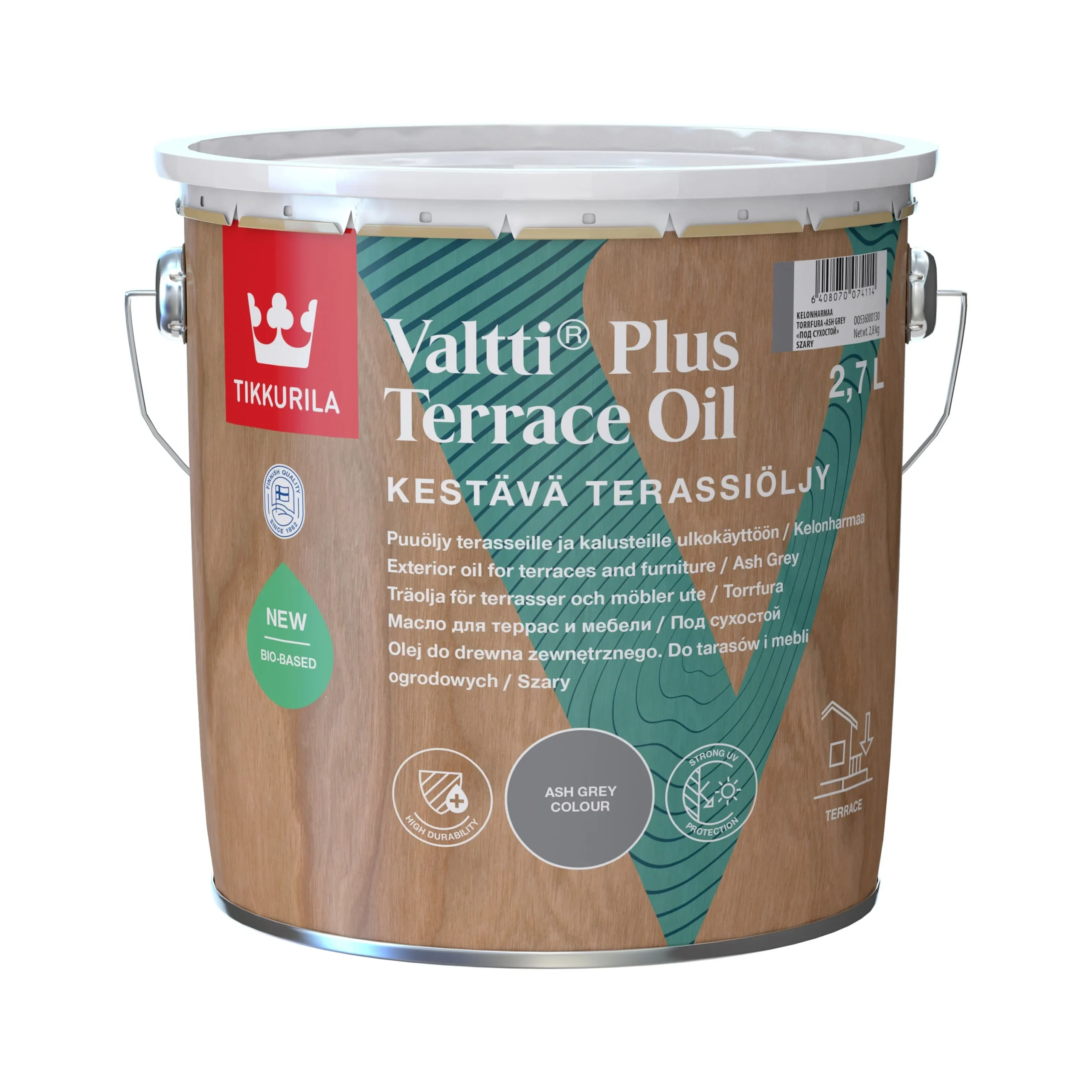 VALTTI PLUS TERRACE OIL 2.7L GREY