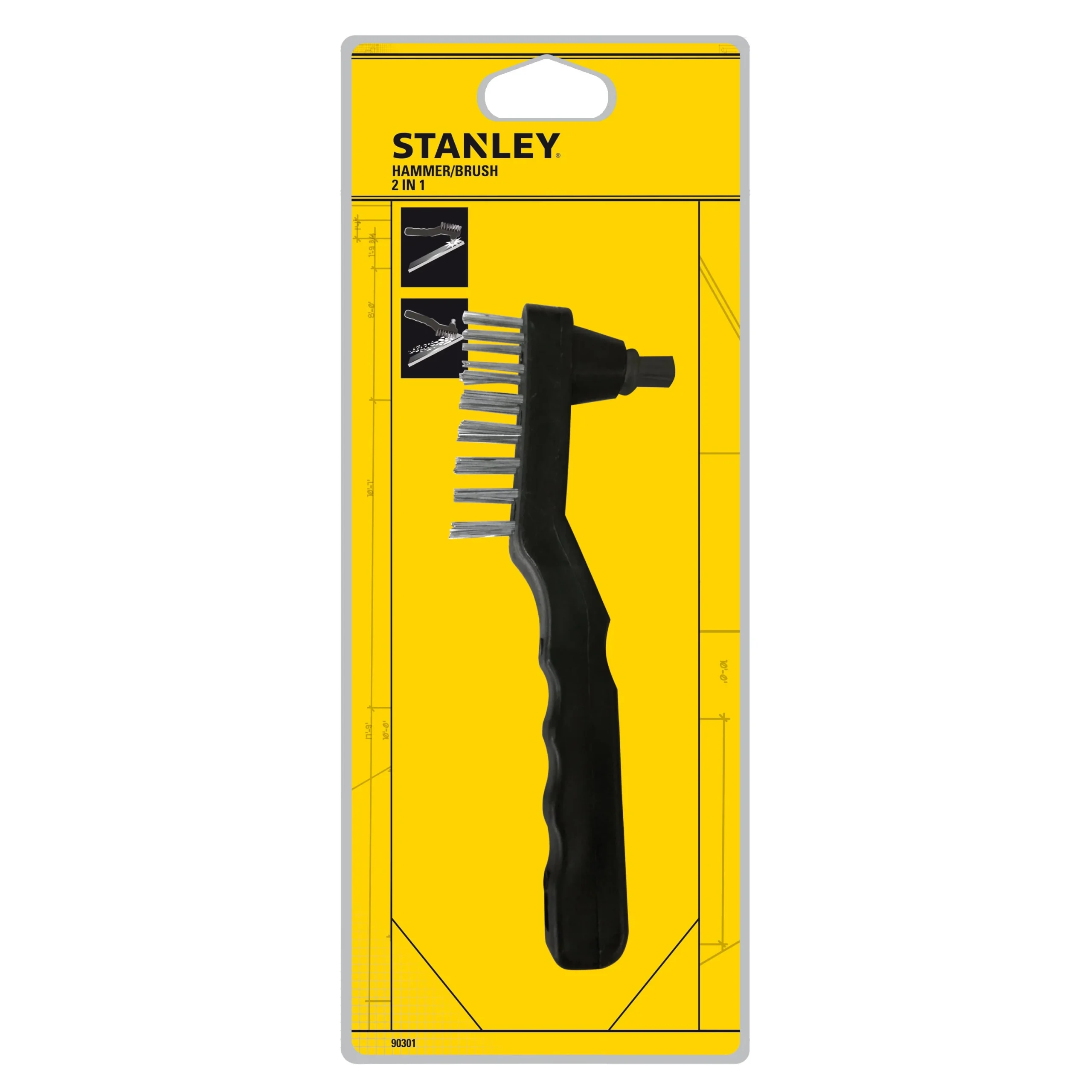 WELDER'S HAMMER/BRUSH STANLEY ST 90301