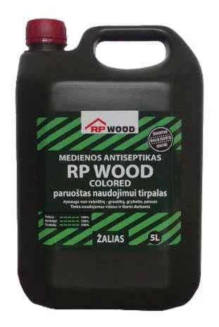 ANTISEPTIĶIS RP WOOD ZAĻŠ 5L