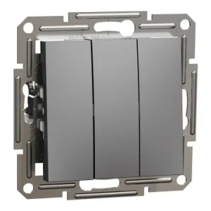 SWITCH SCHNEIDER ASPHORA 1+1+1 ANTHRACITE