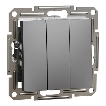 SWITCH SCHNEIDER ASPHORA 1+1+1 ANTHRACITE