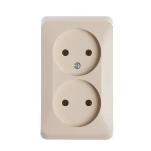 SCHNEIDER PRIMA 1+1 SOCKET BEIGE