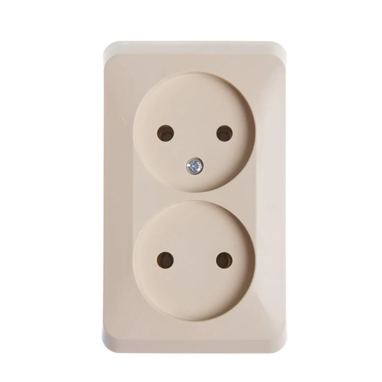 SCHNEIDER PRIMA 1+1 SOCKET BEIGE