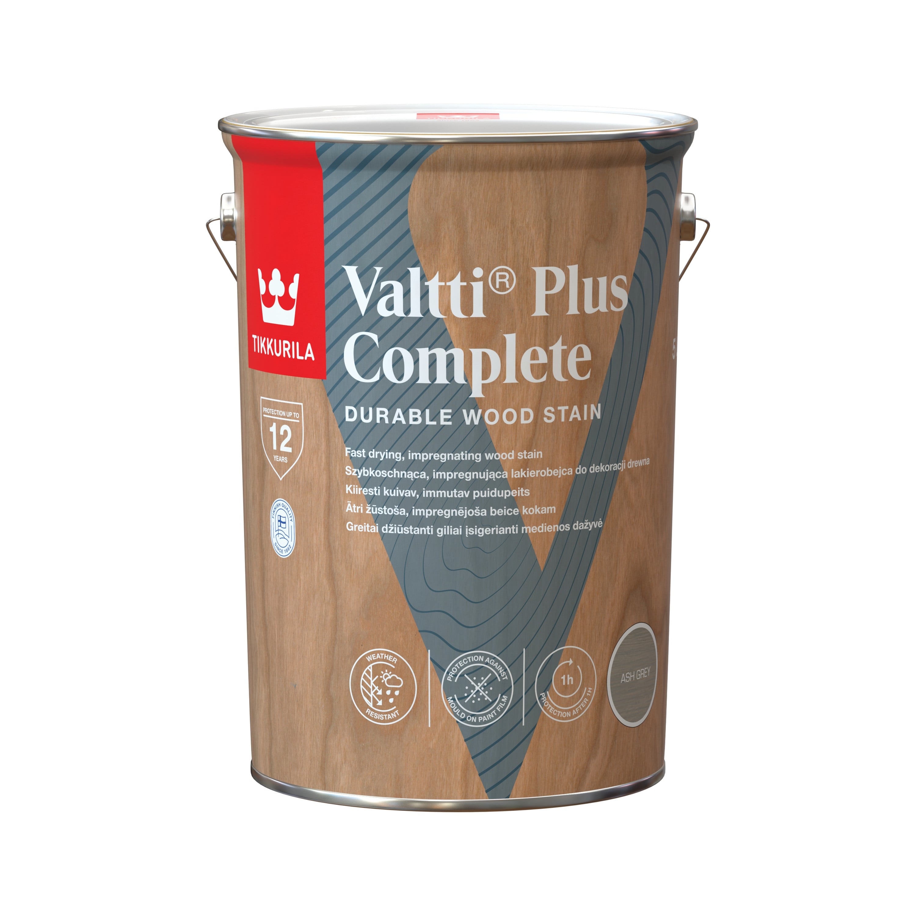 ПРОПИТКА VALTTI PLUS COMP.GRAY 5L
