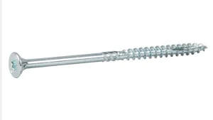 WOOD SCREW ESSDRIVES 6X90 ZN 100PCS