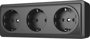 SOCKET 3 PLACES SL+250 ANTHRACITE