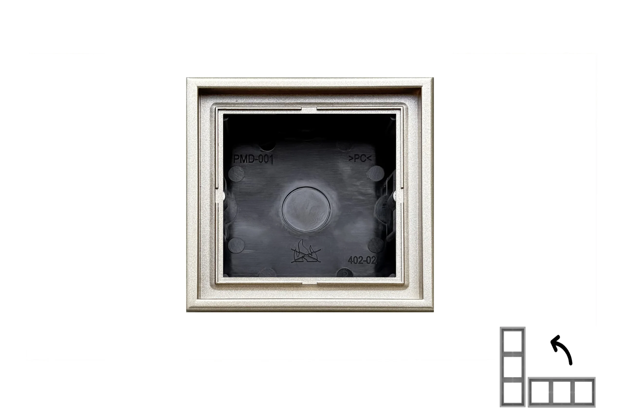 FRAME PMD-001.M/CH 1VT MODERN CHAMPAGNE