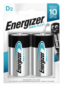 БАТАРЕЙКИ ENERGIZER MAX PLUS D B2 ЩЕЛ.