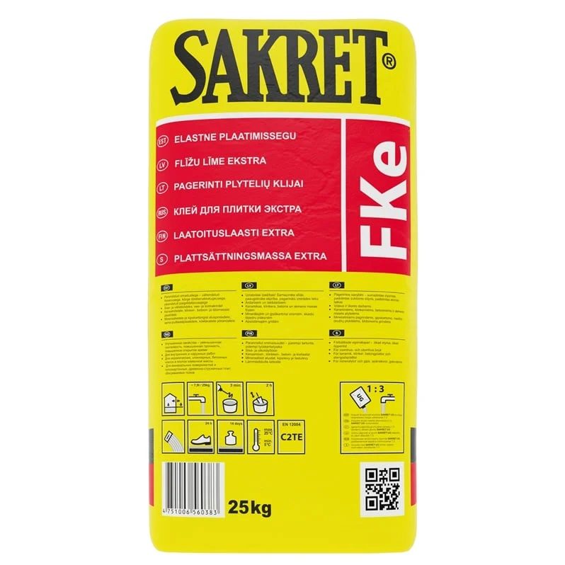 LĪME FLĪŽU SAKRET FKE 25KG