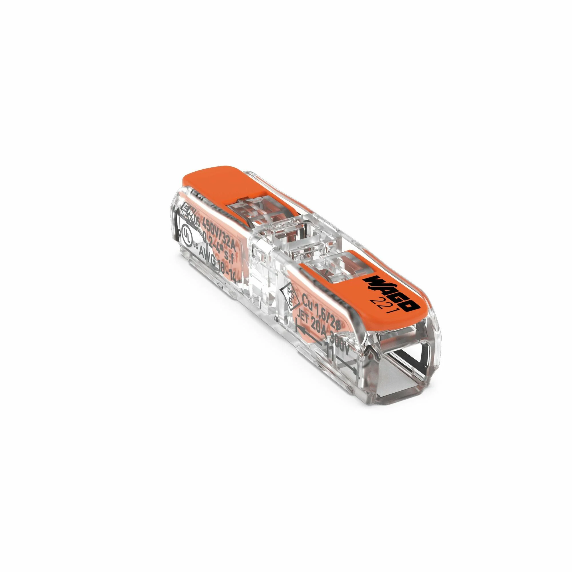 VADU SAVIENOJUMS 221-2411/5 0.2-4MM² (5)