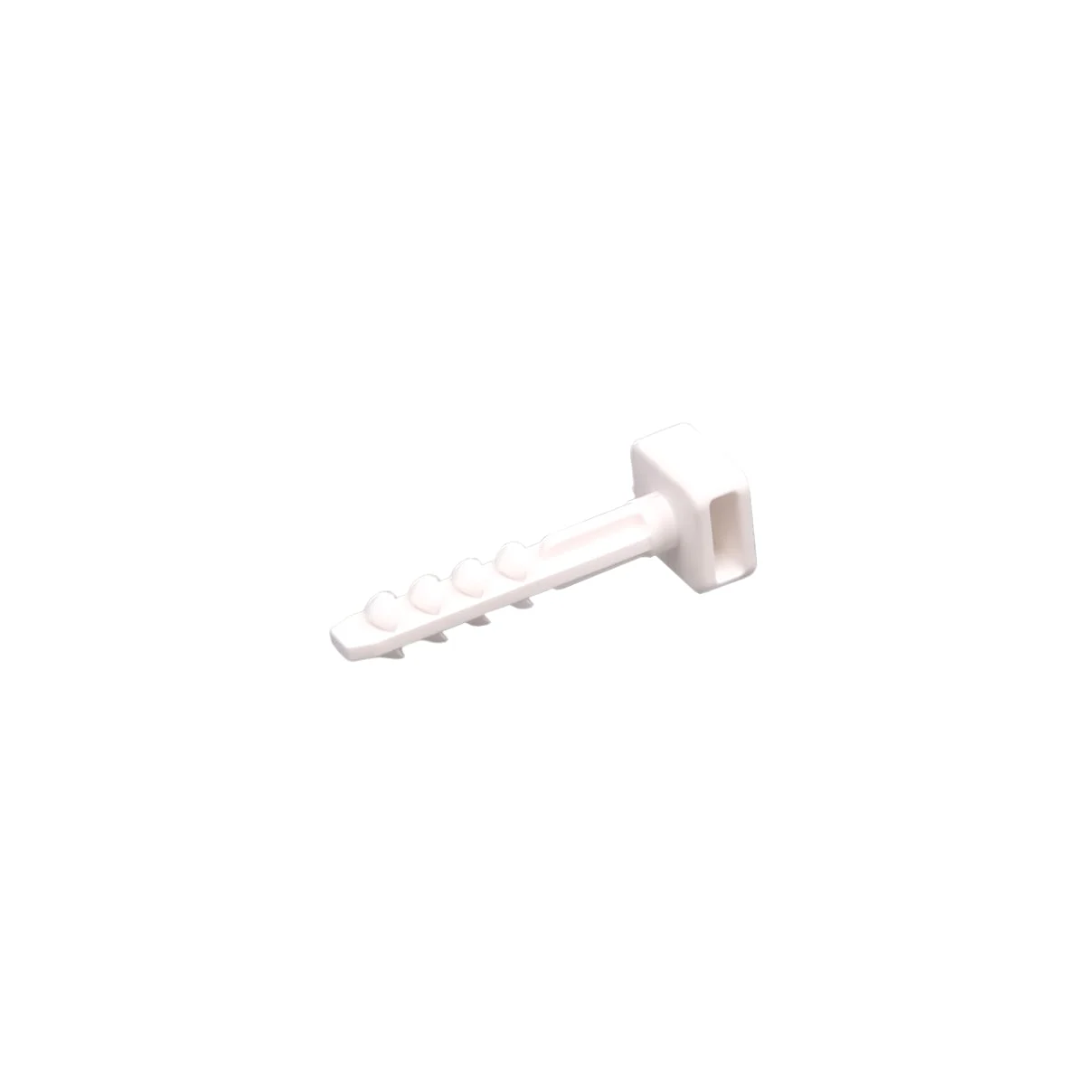 PLUG FOR CLAMP 6X40. WHITE - 10 PCS