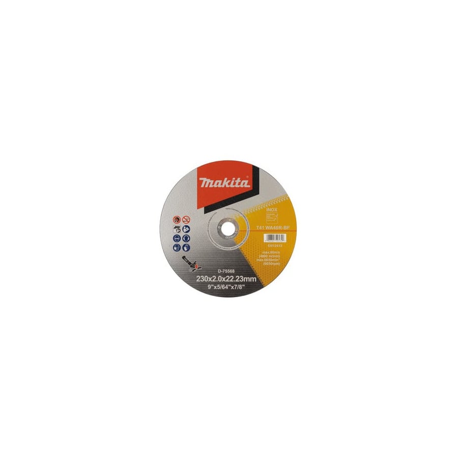 DISC SPIN. STAINLESS STEEL MAKITA 230X2X22.23MM