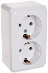 SCHNEIDER PRIMA 1+1 Z/K WHITE SOCKET