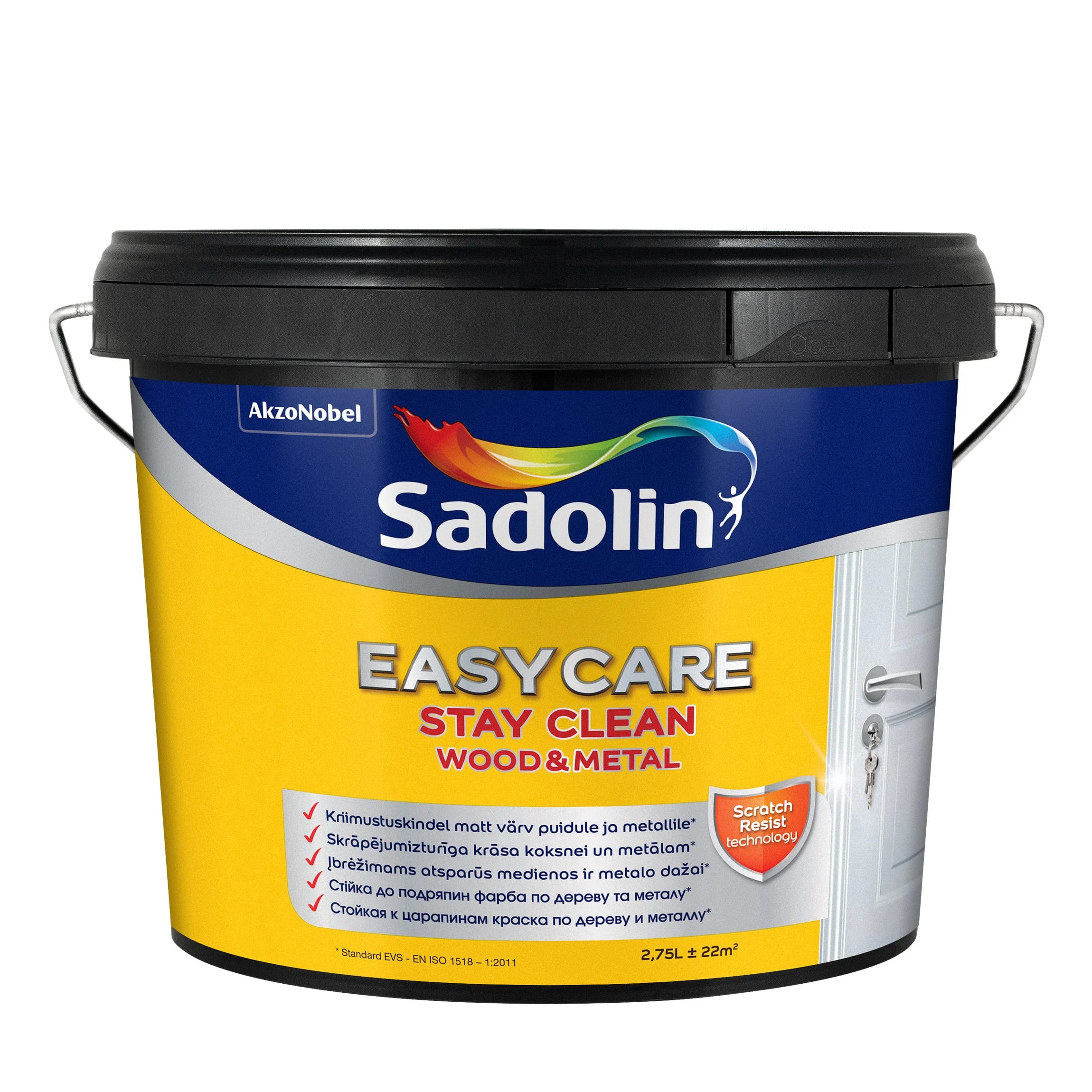 КРАСКА EASYCARE ДЛЯ ДЕРЕВА И МЕТАЛЛА BW 2,75 л
