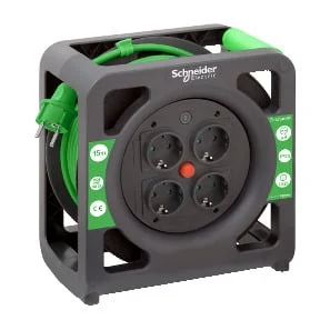 УДЛИНИТЕЛЬ.СО КАТУШКОЙ SCHNEIDER 4-ВЫХ. 15M