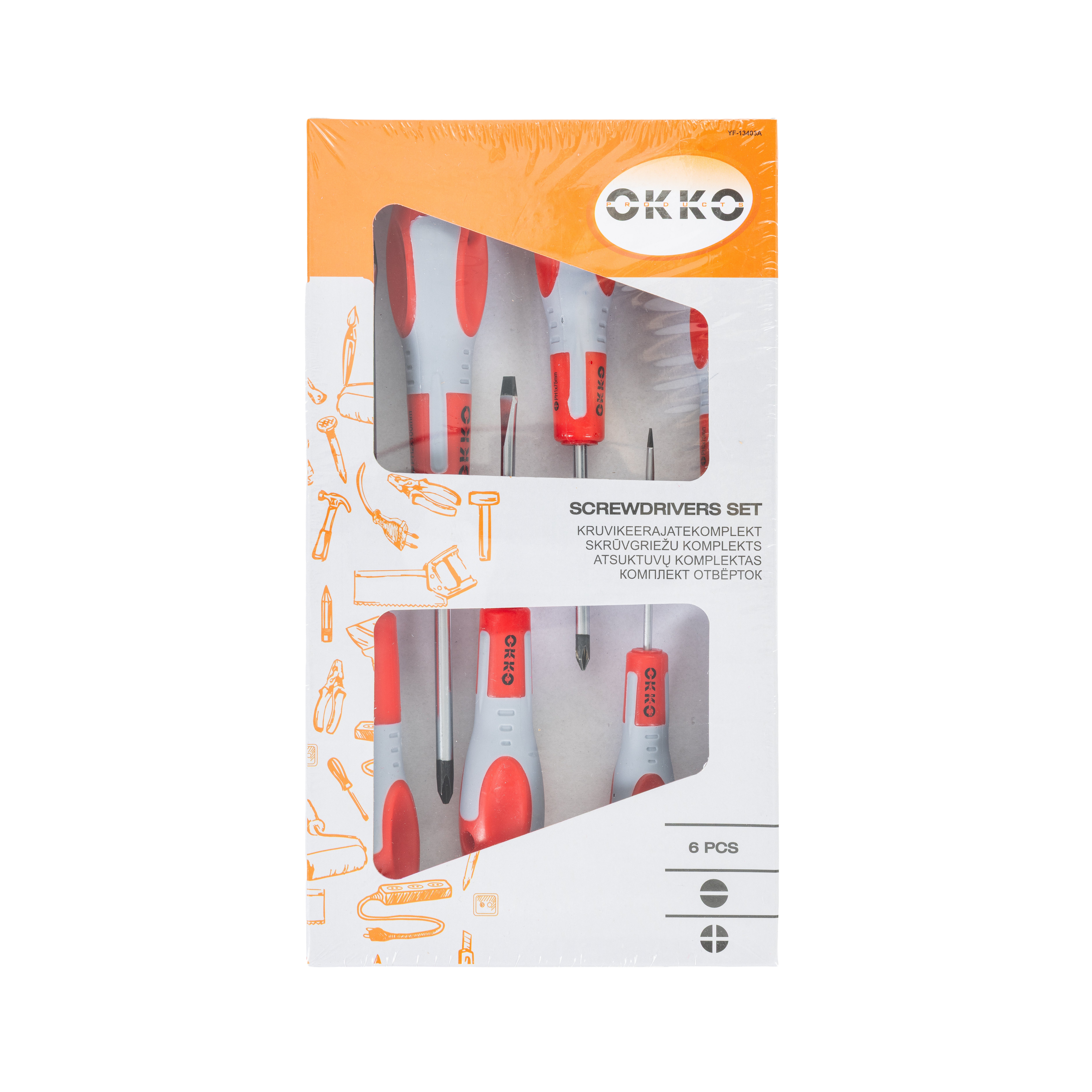 SCREWDRIVER SET YF-13403A 6PC