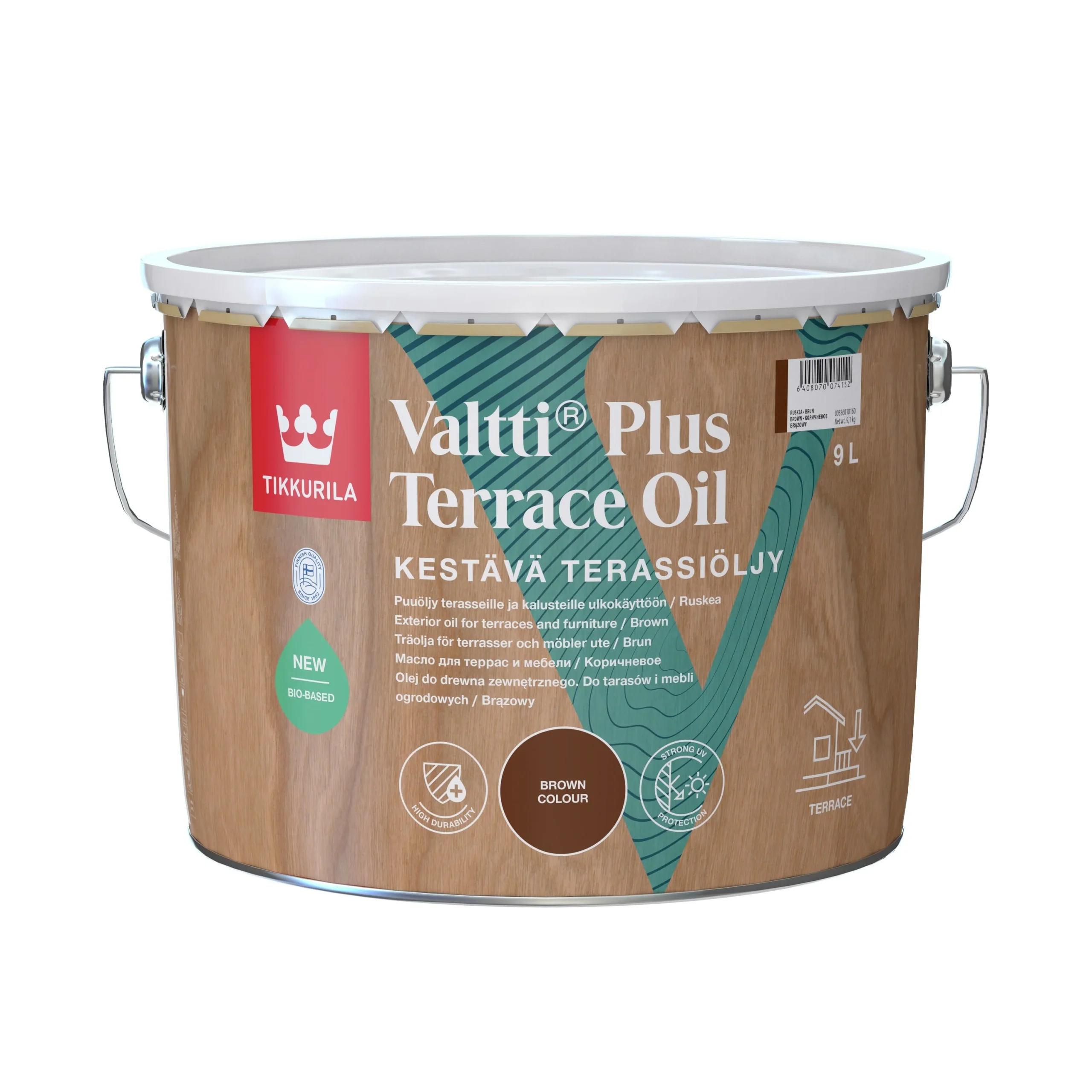 VALTTI PLUS TERRACE OIL 9L BROWN