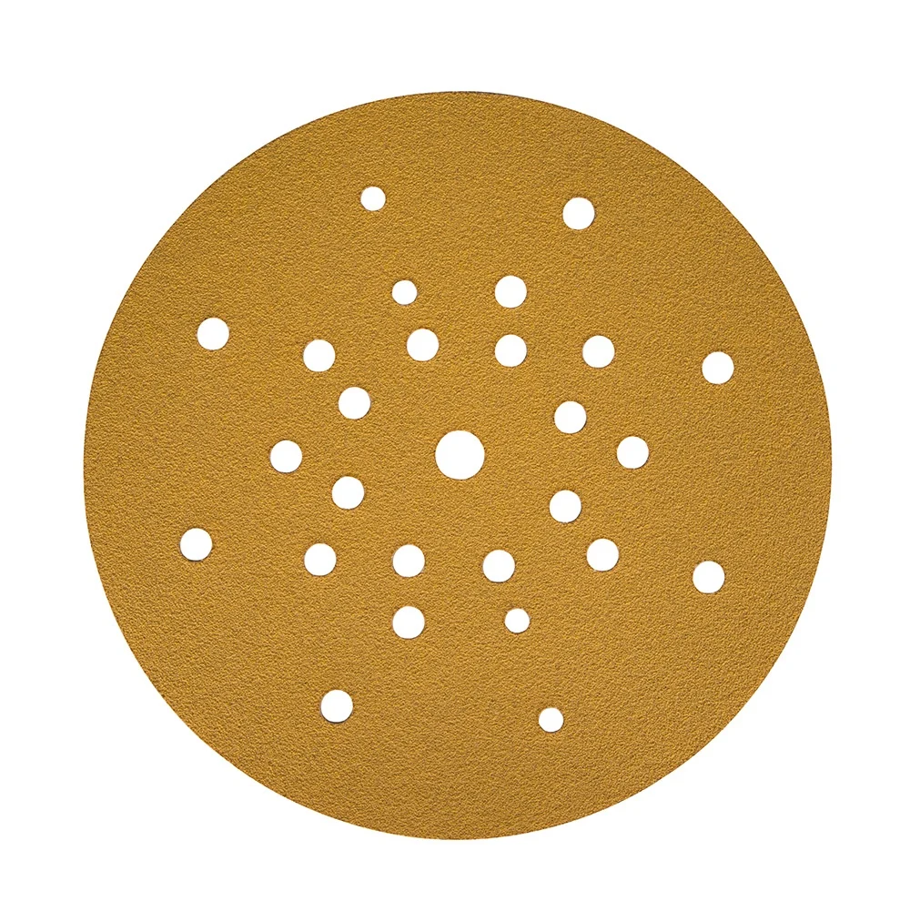 SLIP DISK GOLD 225MM GRIP 27H P60 10PCS