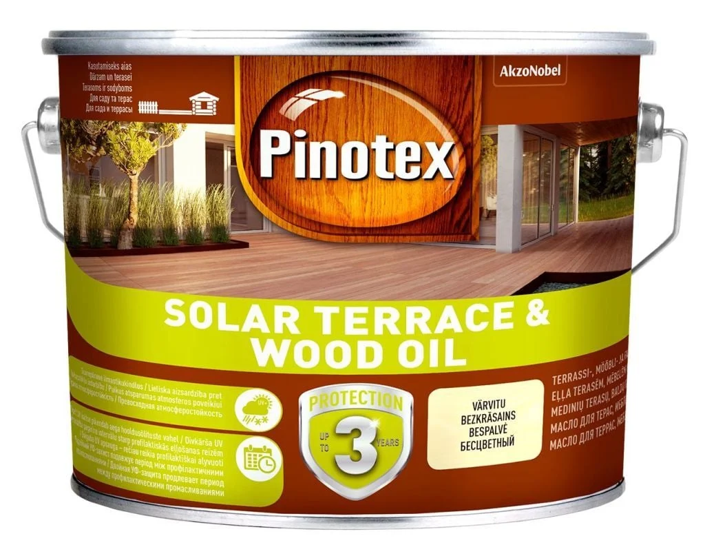 МАСЛО ДЛЯ ТЕРРАС SOLAR TERRACE&WOOD 2.33L