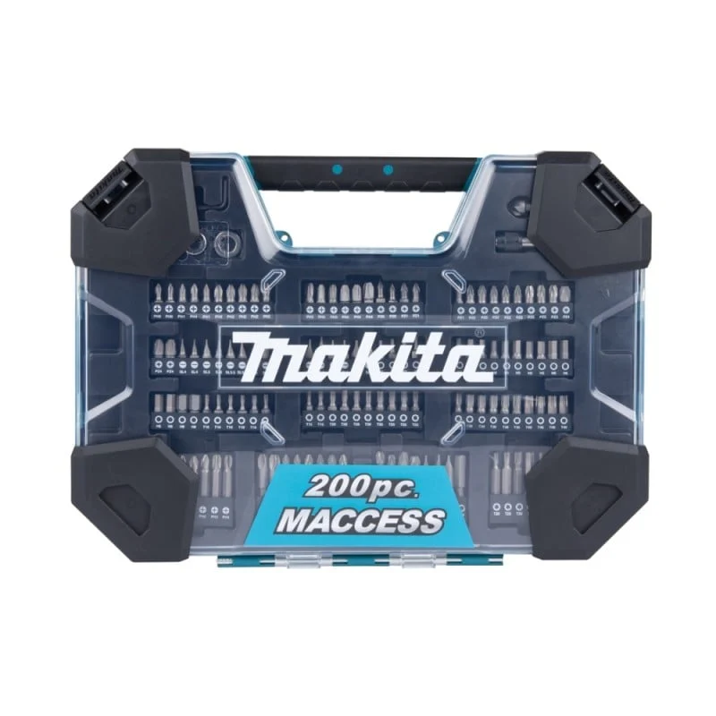 DRILL AND SCREWDRIVER BIT KIT MAKITA 200PCS