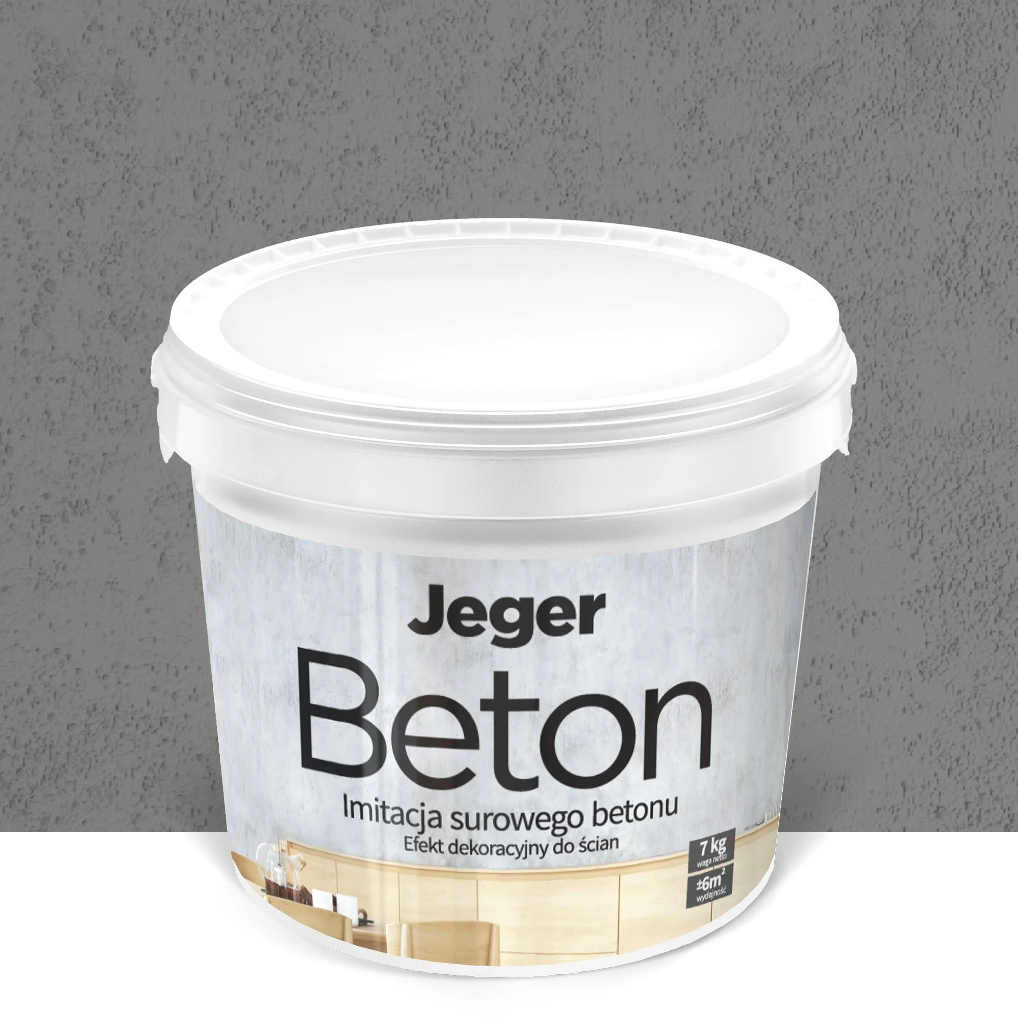 APMETUMS DEKOR. JEGER BETON 7KG ROMA
