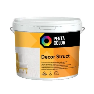 KRĀSA DISPERS PENTACOLOR DEKOR BALTA 5 L