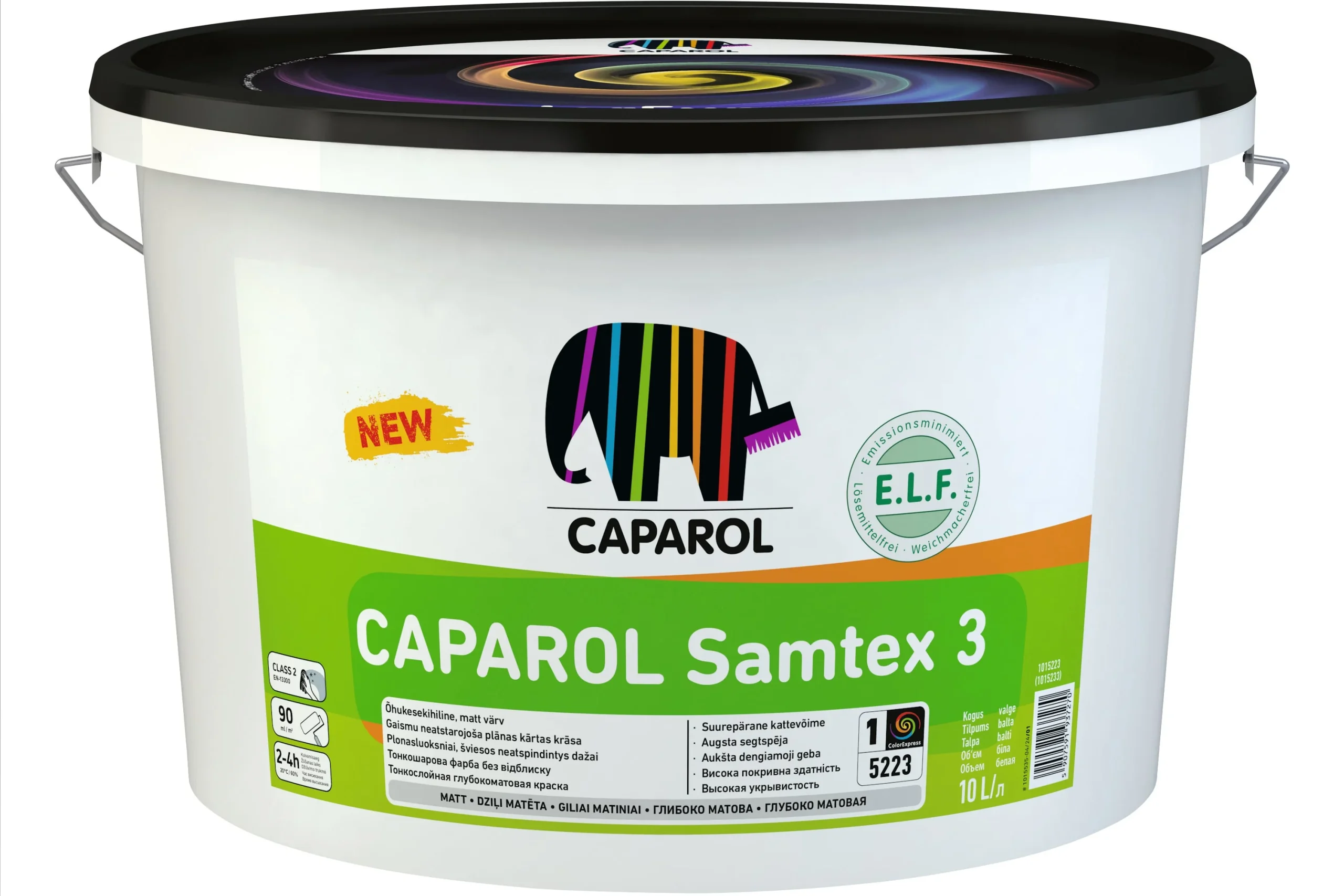 KRĀSA CAPAROL SAMTEX3 ELF B1 10 LT
