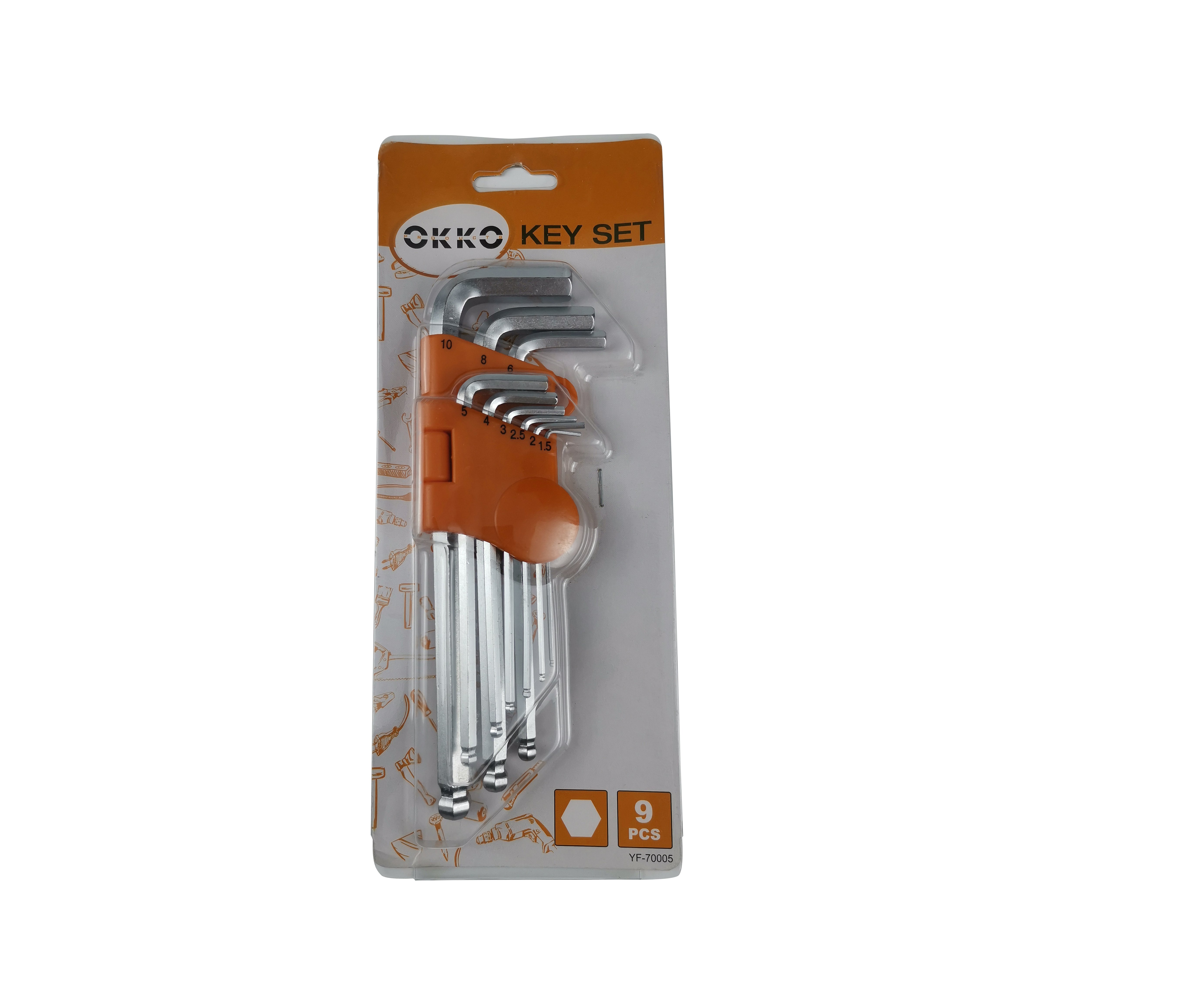 KEY SET SIXK YF-70005 9GB 1.5-10 HH
