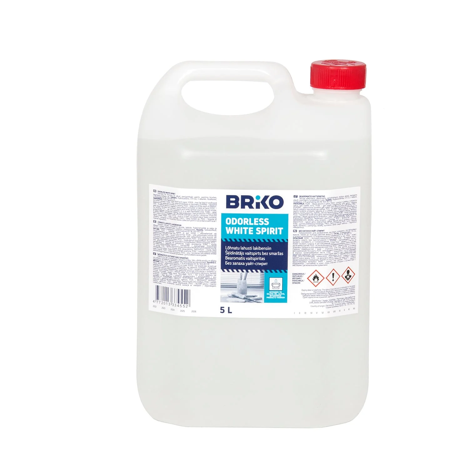 WHITE ALCOHOL WITHOUT FRAGRANCE BRICO 5L