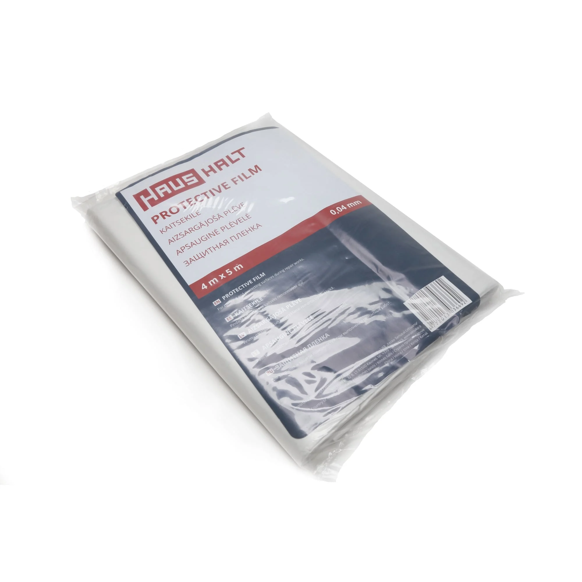 PROTECTIVE FILM HAUSHALT 4X5M 0.04MM