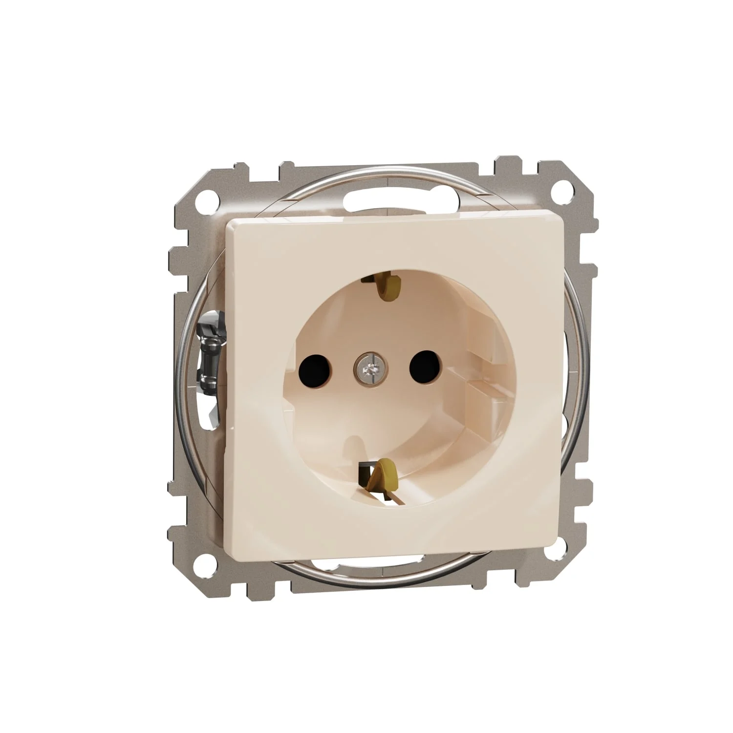 K-SOCKET SEAT 1-PLACE WITH GROUND BEIGE