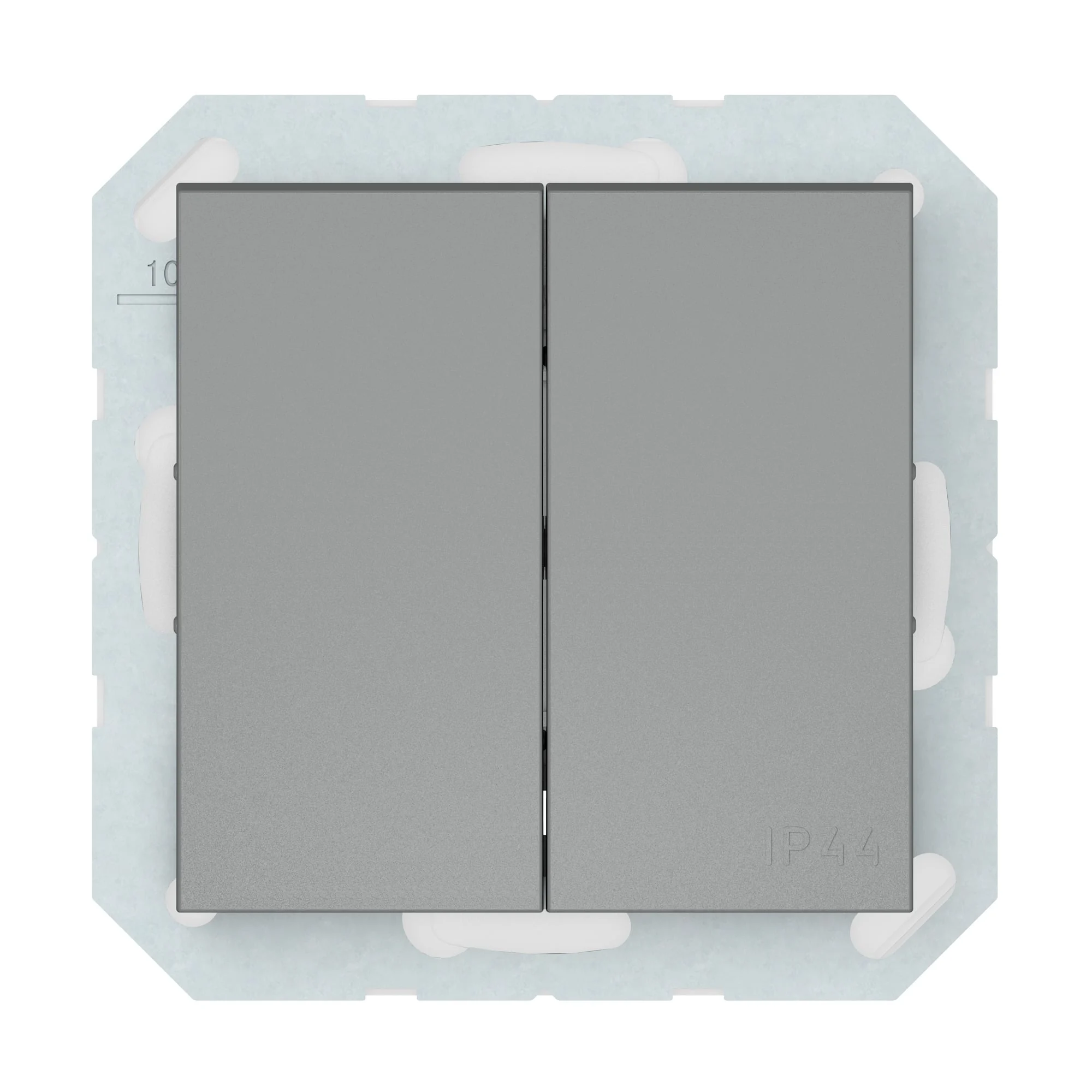 SWITCH 2-BUTTON GRAY P(6+6)10-020-02 QR