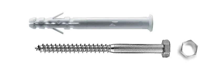 DOWEL WITH SCREW 10X200 HTLAUE09 2PCS BL