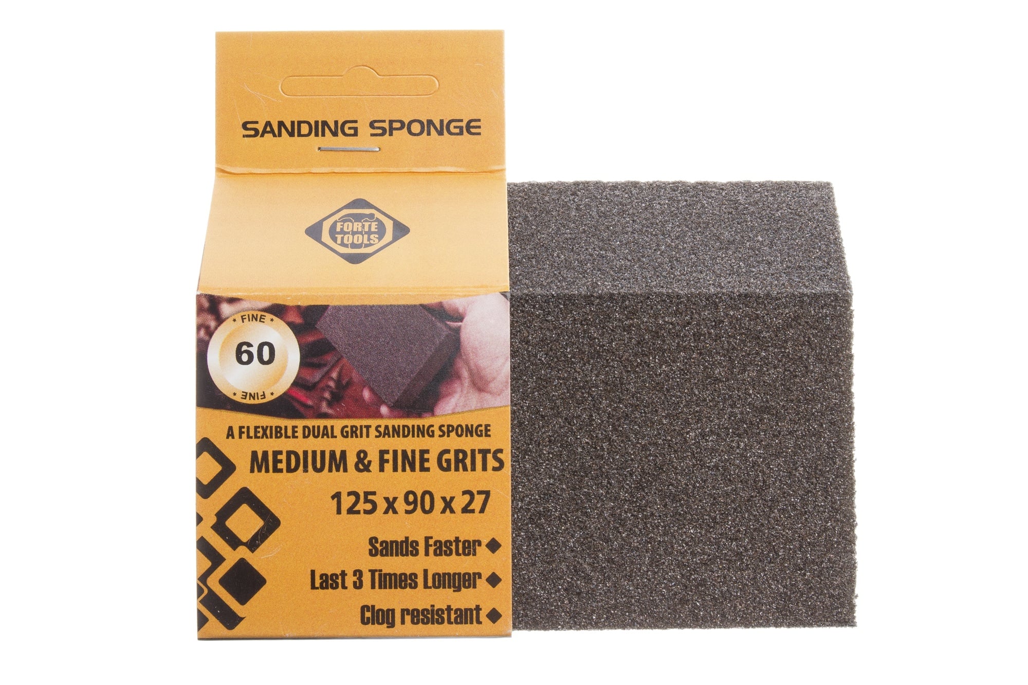 SPONGE FOR SANDING FT 125X90X27MM 60