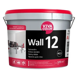 KRĀSA SIENĀM WALL 12 A MATĒTA 9,0L