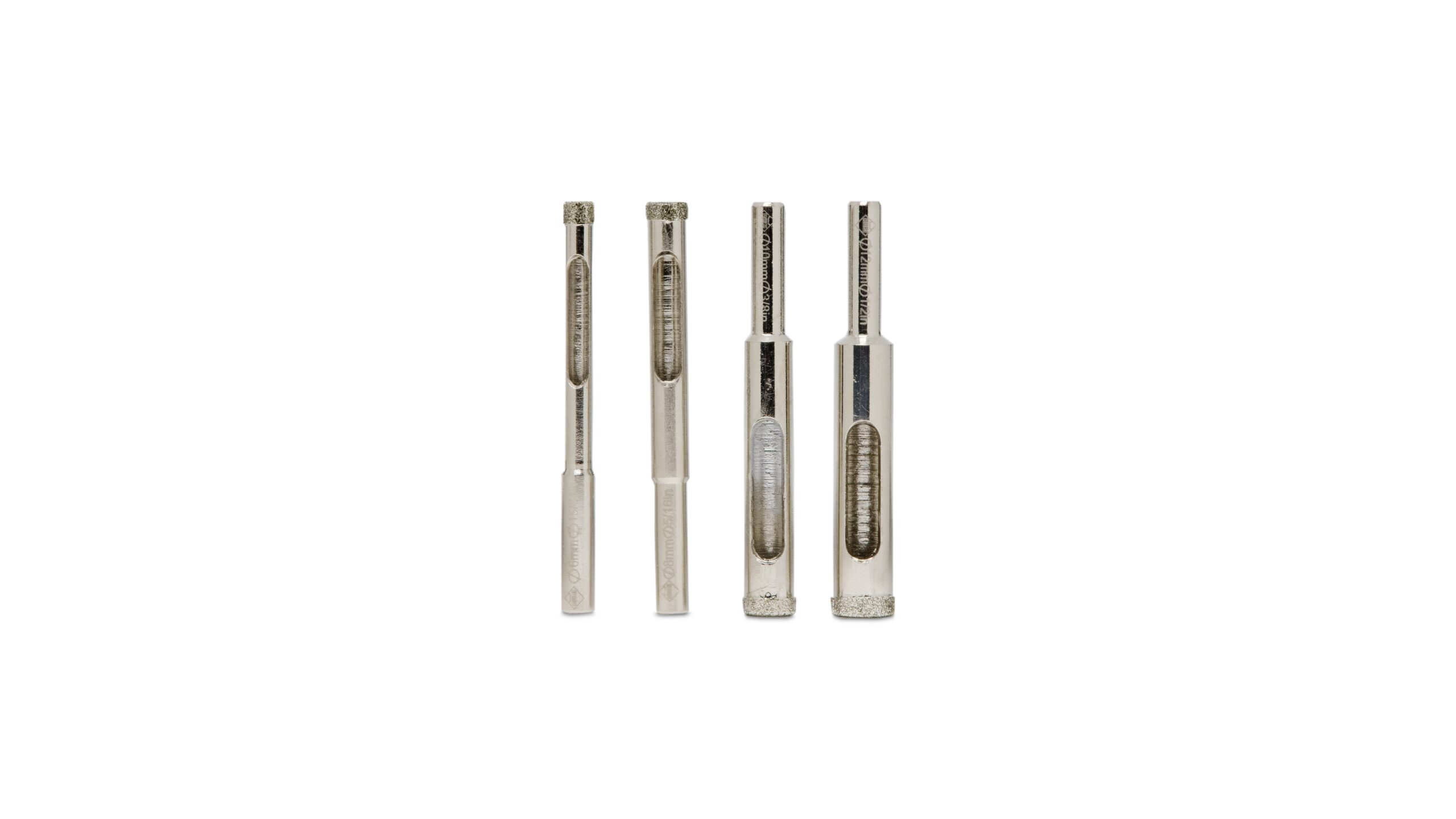 DIMANTA KROŅURBJA KPL 6,8,10 & 12MM RUBI