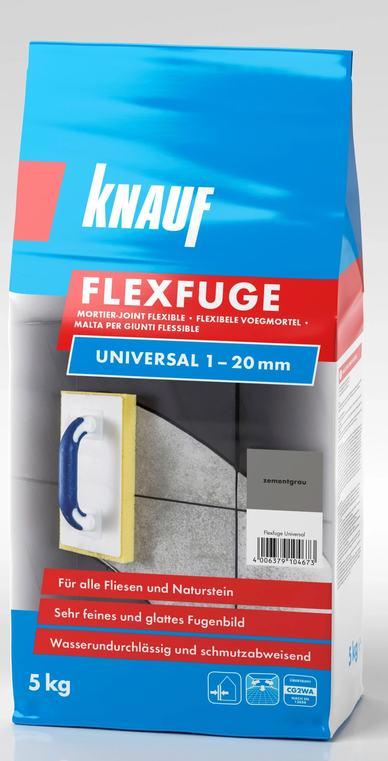 SEALER KNAUF FLEXFUGE CEM.GRAY 5KG