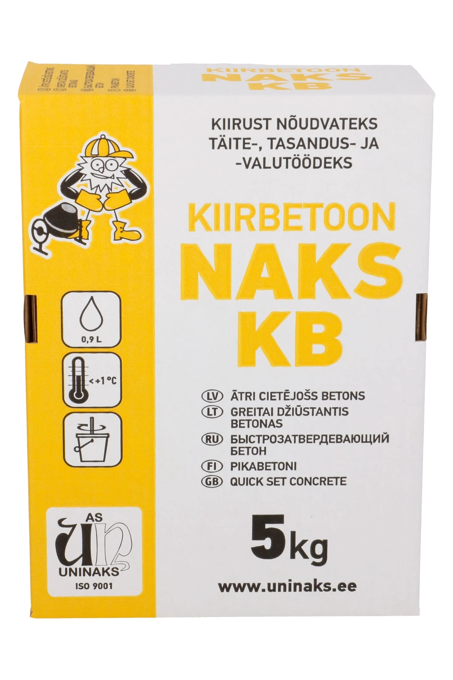 BETONS ĀTRI CIETĒJOŠS KIIRBETOON 5KG