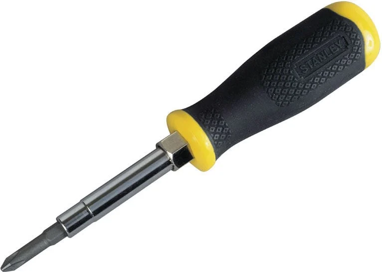 SCREWDRIVER WITH SIX BITS
