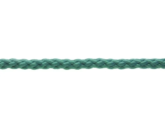 POLYPROPYLENE ROPE 3MM, BRAIDED GREEN 250/0.8