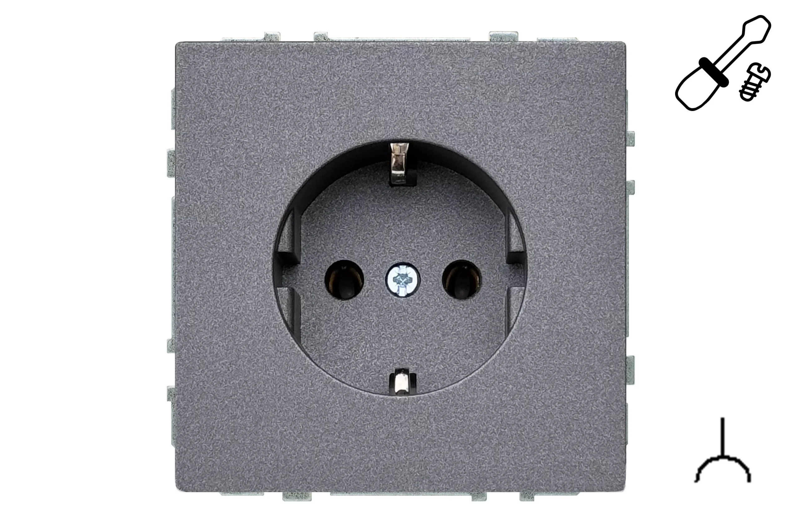 SOCKET IKL16-404-01.M/BM MODERN BLACK