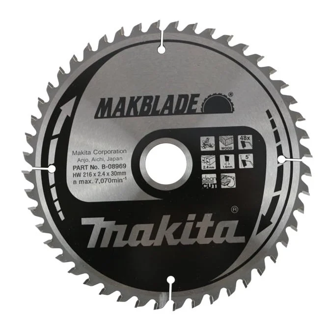 ZĀĢRIPA MAKITA B-08969 216X30X2,4MM Z48