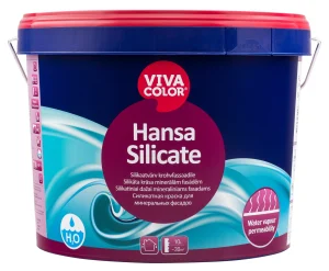 KRĀSA MŪRA FASĀDĒM HANSA SILICAT 9L SA