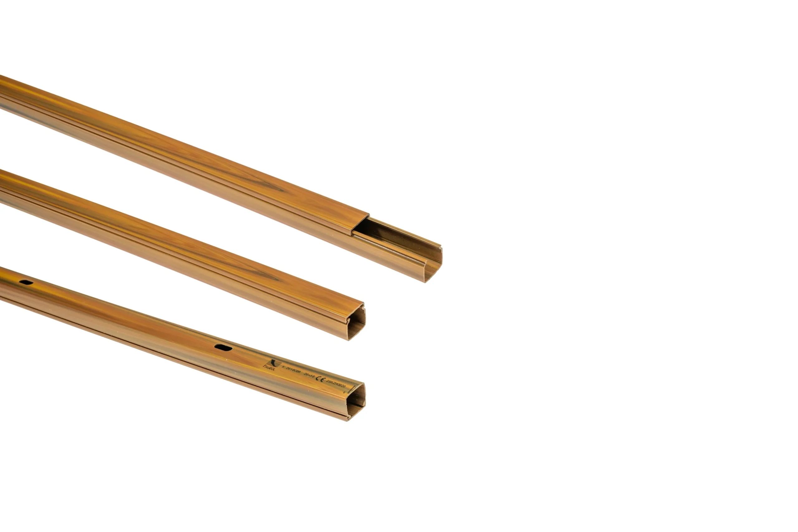 CABLE CHANNEL 25X15MM DARK BROWN COLOR