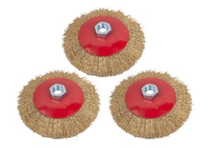 BRUSHES FOR ELECTRIC WEED BRUSH 125MM 3PCS