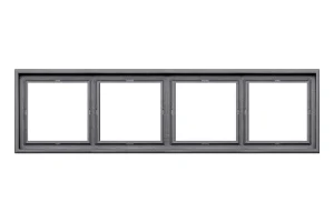 FRAME K14-445-04.M/BM 4PL MODERN BLACK
