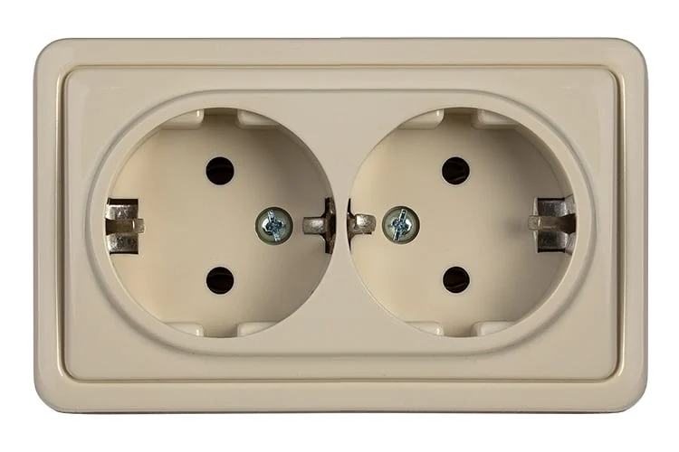 VILMA SL250 V/A 1+1 Z/K SOCKET.